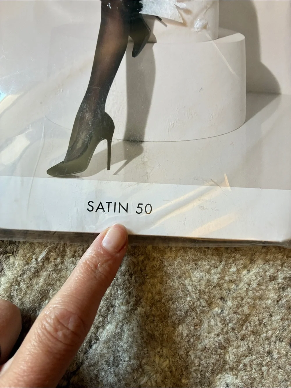 Wolford Women’s Satin 50 Tights Size S New
